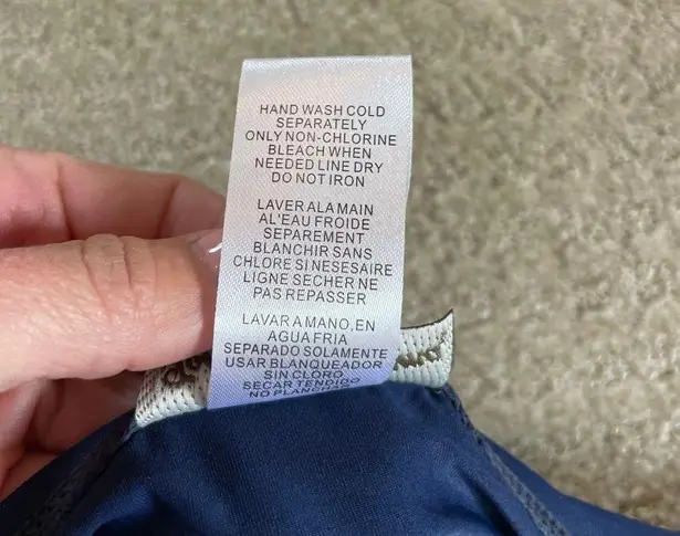 Tommy Bahama  Navy Blue With Pink Halter Swim dress