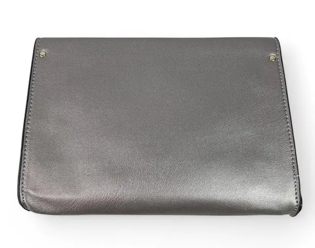 Summer & Rose Celine Purse Crossbody Steel Metallic Handbag Clutch