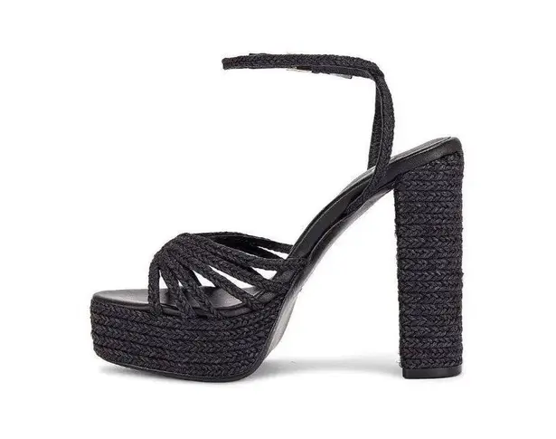 LPA Clarissa Jute Platforms in Black 6 With Box Womens High Heels