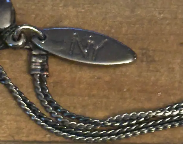 New York And Company long double strand stationed bead necklace