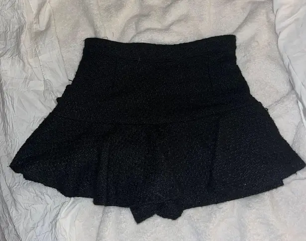 DO+BE Black Tweed Skirt