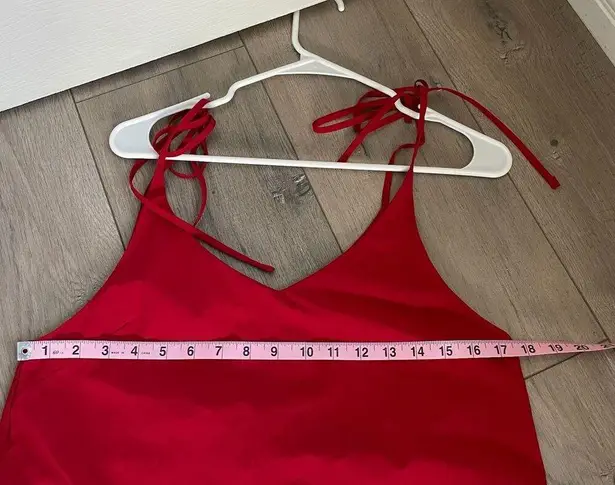 Hidden Forest Market Red Tie Slip Maxi Dress Korean/Seoul Fashion size M Size M