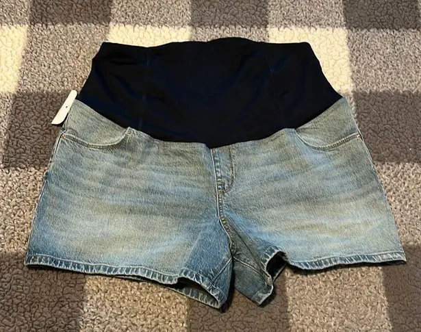 Isabel Maternity New Jean Midi Short Size 16