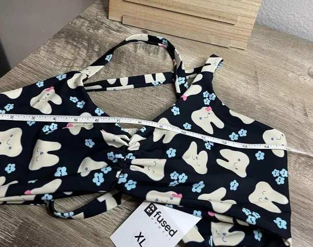 Fused Hawaii Happy Tooth Swim Top Size XL