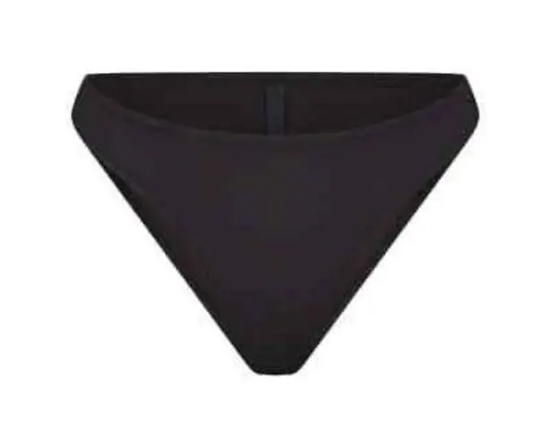 SKIMS Swim Mid Coverage Bottom Onyx Size XL