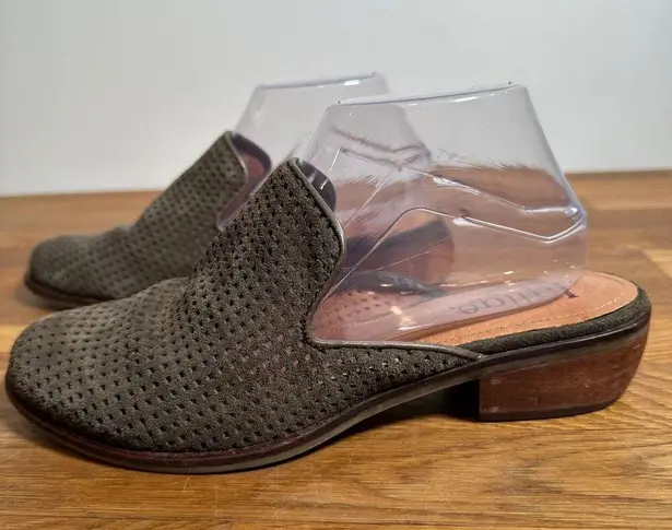 Latigo Ilka2 Suede Mule Slip On Shoes Women's 8M 1.5" Heel