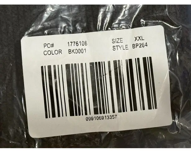 J.Crew NWT Heritage Textured O-Ring Bandeau Bikini Top BP264 Black Size XXL 2XL