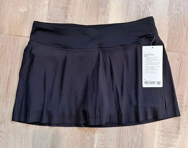 Lululemon NWT  Pleat to Street Skirt Black Size 8 - SOLD OUT ONLINE