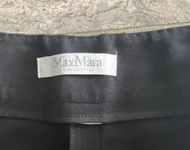 Max Mara (Made in Italy) Black Dress Pants, Retail ~$495
