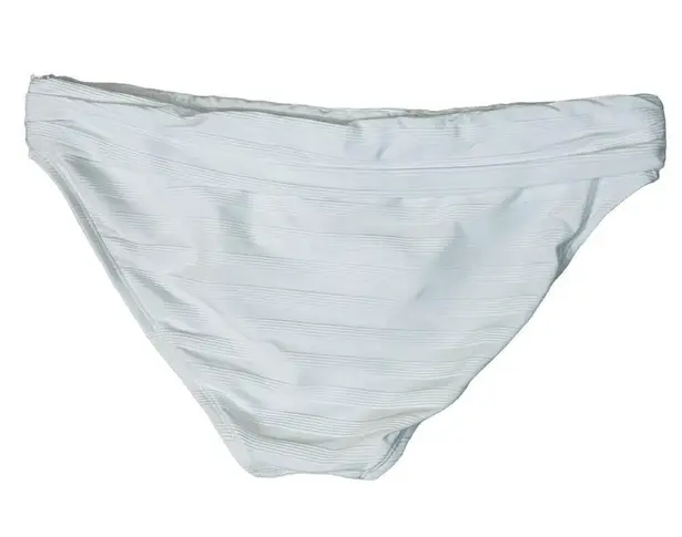 La Blanca SZ 16 Linea Costa Swim Bikini Bottoms Lined Foldover Waist White New