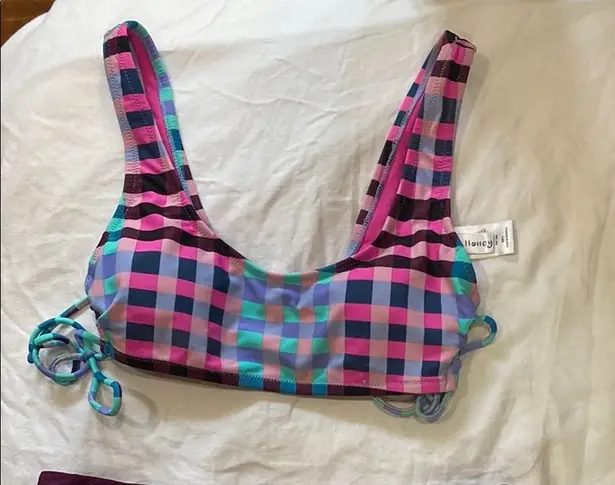 Hula Honey Colorful Plaid Bikini Set