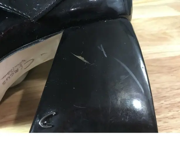 Circus by Sam Edelman Mary Jane Women's 7 Black Patent Leather Square Toe Heels