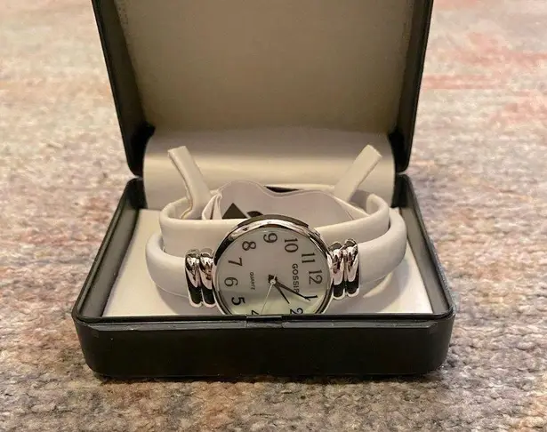 Gossip NIB Women’s White Cuff Watch