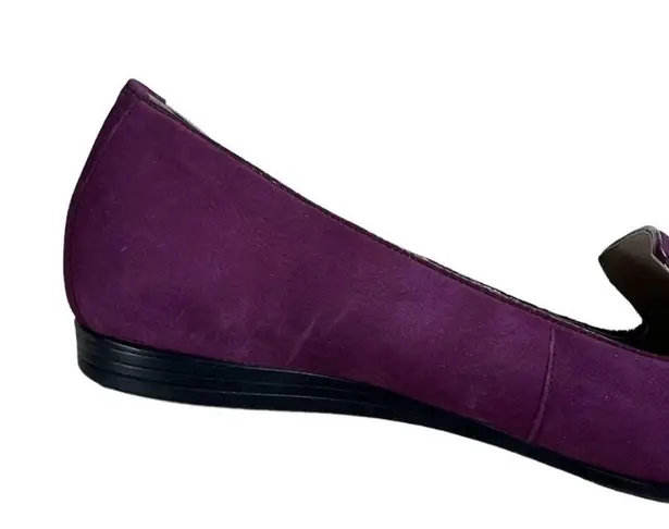 Ecco NWOT Leather Tassel Flats Plum Size 7 - 7.5