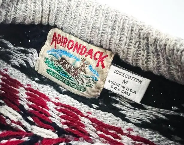 Vintage Nordic Fair Isle Instarsia Knit Crewneck Sweater | Size M Size M