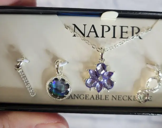 NWT NAPIER Necklace Bundle Purple