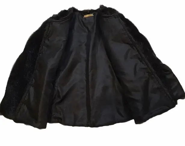 Brandon Thomas Brown Faux Fur Cape/Capelet