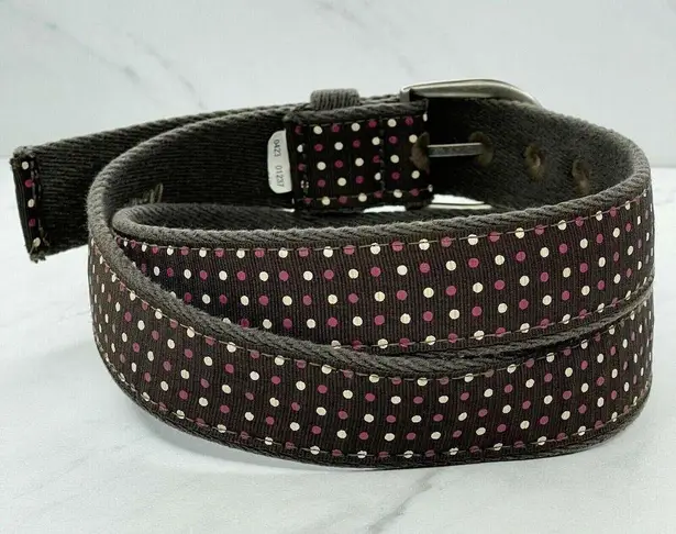 American Eagle  Outfitters AEO Polka Dot Ribbon Web Belt Size Medium M Womens