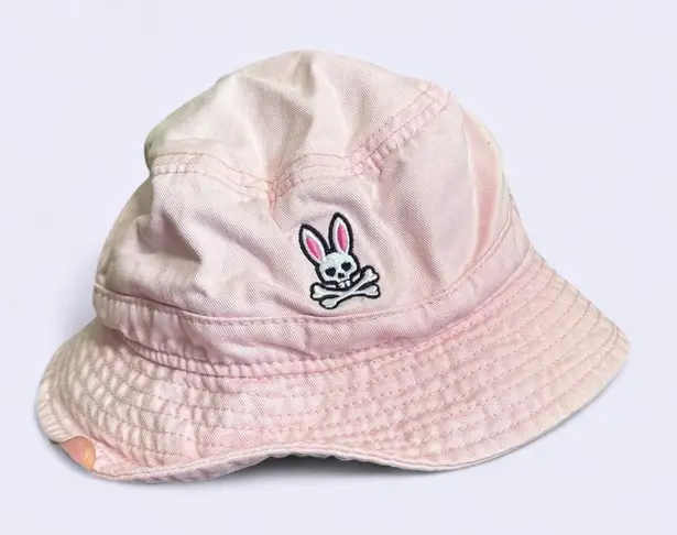 Psycho Bunny Women's Soft Pink OSFA Bucket Hat Logo Outdoors