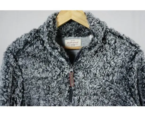 Weatherproof Woman's Large Cozy Gray Long Sleeve 1/2 Zip Pullover Sweater