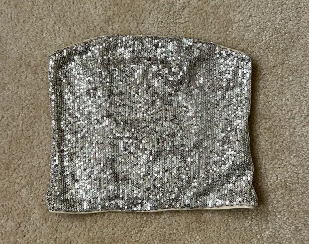 H&M Sparkly Tube Top