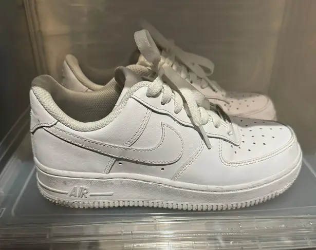 Nike AF1 Youth Size 5-  Air Force 1 '07 Low Triple White