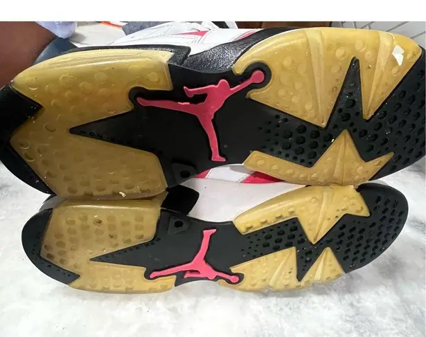 Jordan Air  6 Retro GS Varsity Red 2009 384665-161 Sz 5.5Y / Women’s 7 thumbnail 6