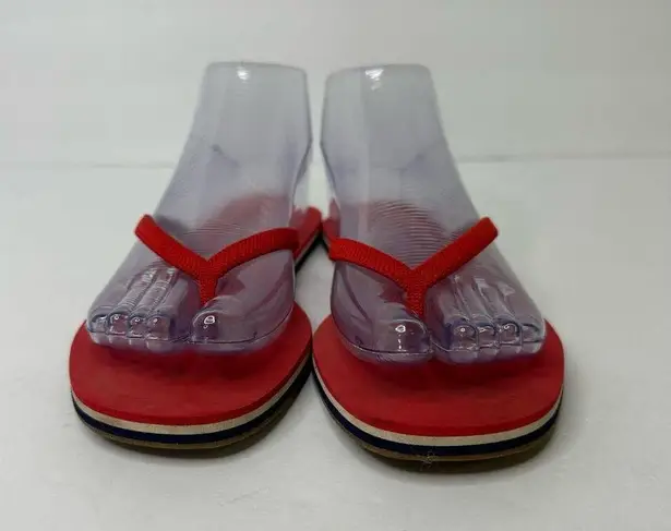 Rothy's Womens size 6 Red The Flip Flop Firecracker Slip On Sandals Flat Thong