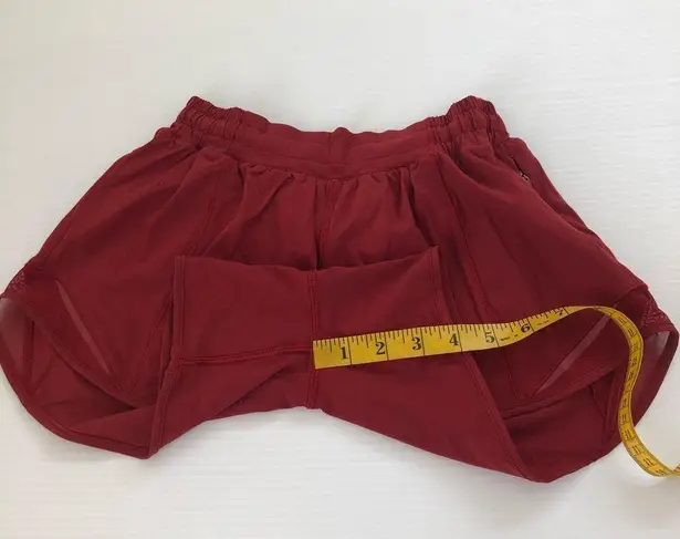 Lululemon  Hotty Hot Shorts 4” Dark Sport Red, 4