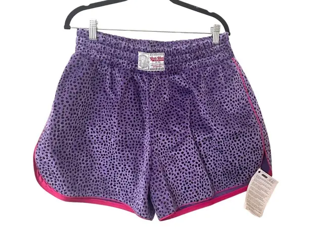 GCDS Animal Print Boxing Shorts Purple NWT Sz XL Purple