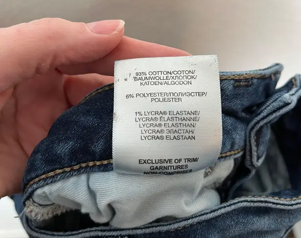 Silver Jeans the Avery capri denim blue jeans size 24