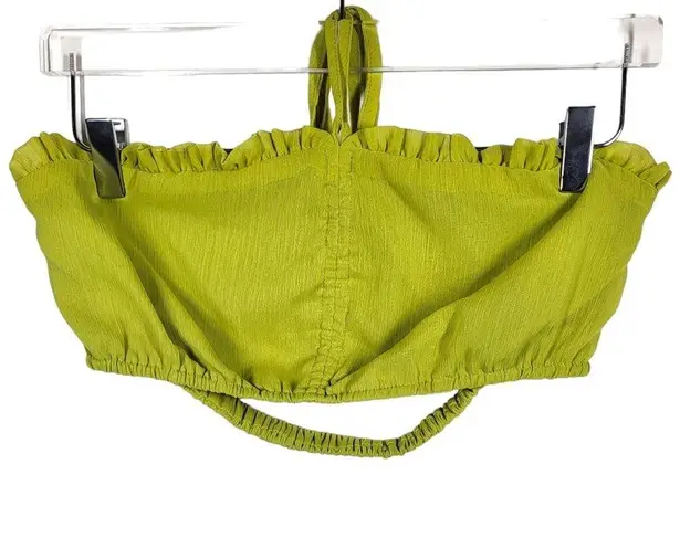 NWT Lilly’s Kloset Palazzo Pants Strapless Halter Tie Top Set in Green Size L