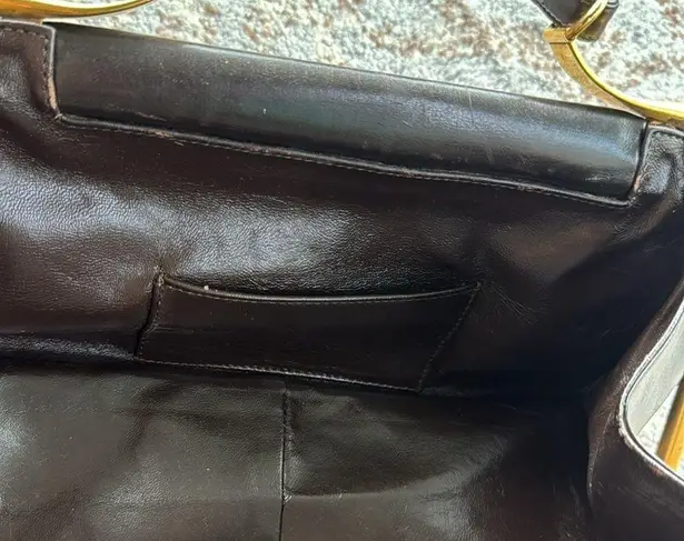 Vintage Roberta di Camerino Leather Doctor Handbag Black