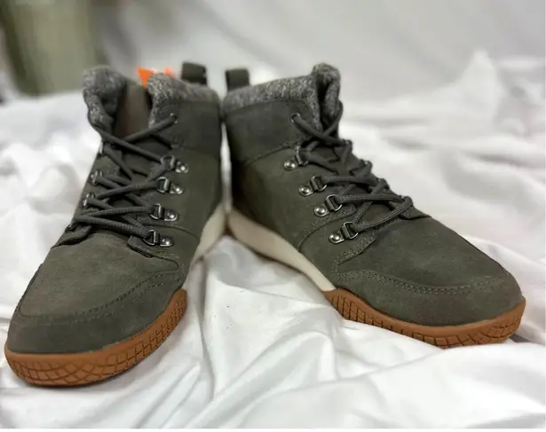 Sporto Women's Abby Leather/Suede Sneaker Boot Gray 11W