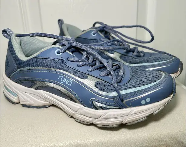 Ryka Inspire Women's Girl's Walking Shoes Size 5.5 Blue White