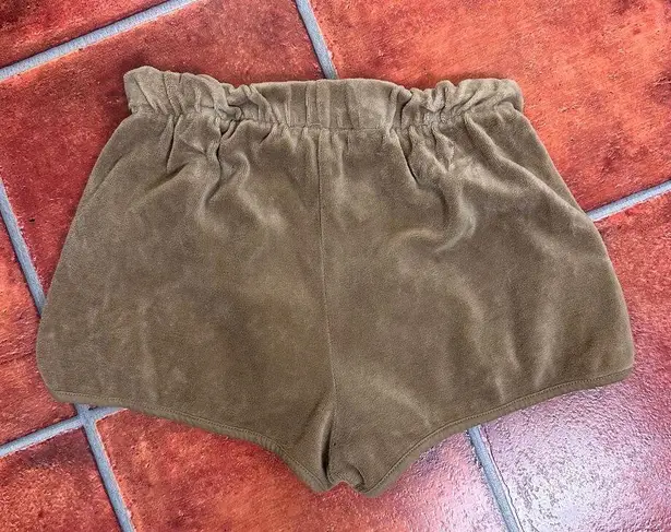 Fear of god Elastic Waistband Velvet Casual Shorts Size Small