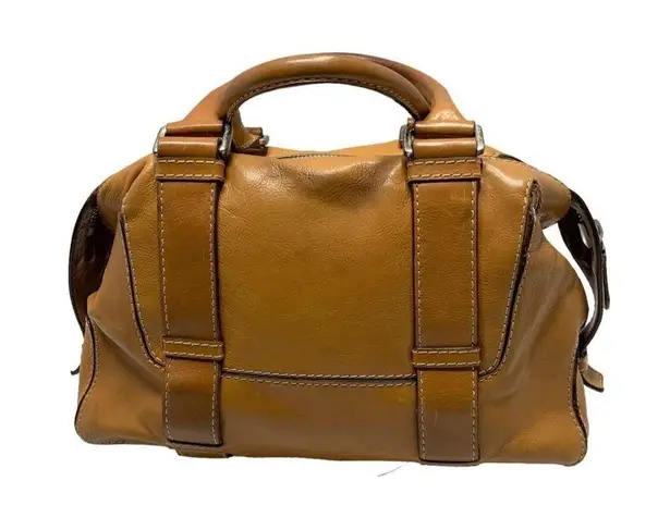 Michael Kors  Cognac Brown Leather Satchel Handbag