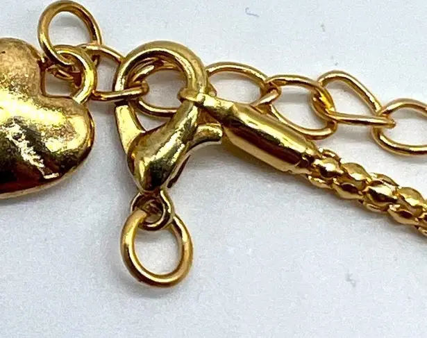 New without tags red and white crystal and enamel Santa Claus Christmas necklace