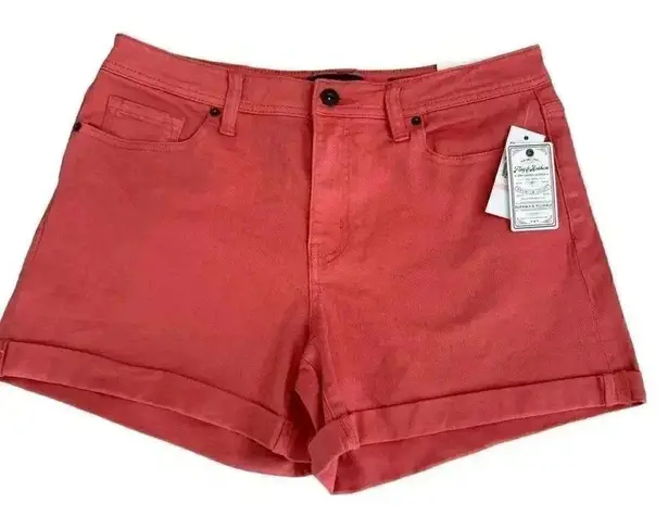 Flag & Anthem Rust Orange Cotton Blend Casual High Rise Sporty Comfy Soft Premiu Size 10