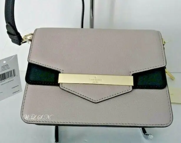 Kate Spade Carmel Crt Small Kaela Nouveaux/Black Leather & Suede Cross