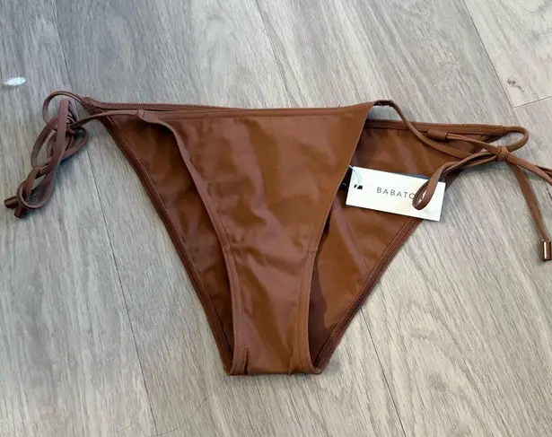 Babaton String Bikini Bottoms – Epicurean Brown – Size M – NWT