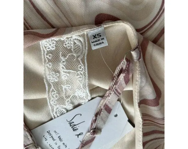 Sadie & Sage Pink Multicolor Halter Style Criss