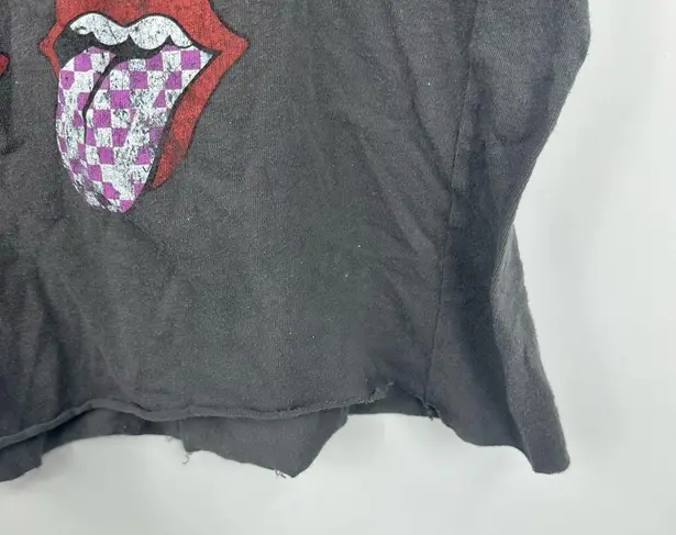 The Rolling Stones Vintage Y2K  Off The Shoulder Band Tee Size Medium Streetwear