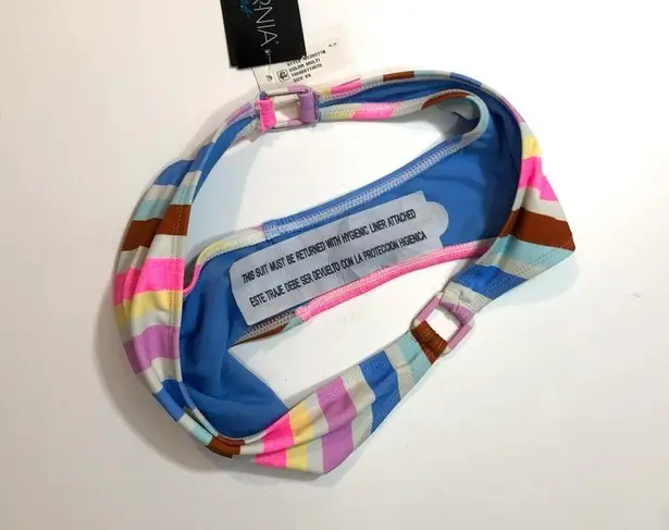 California Waves Stripe Hipster bikini swim bottom