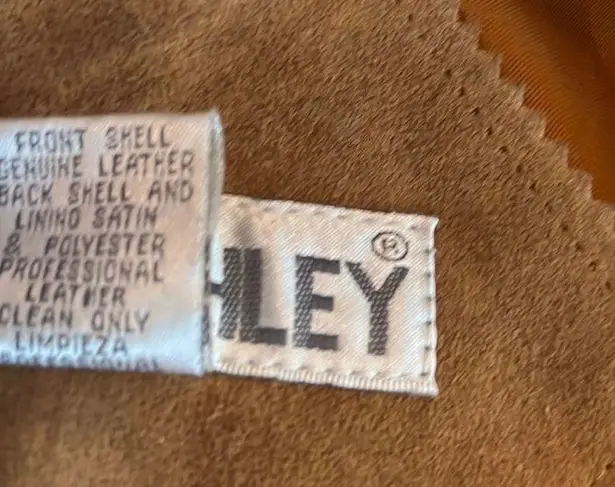 90s Vintage Western Leather Vest Tan