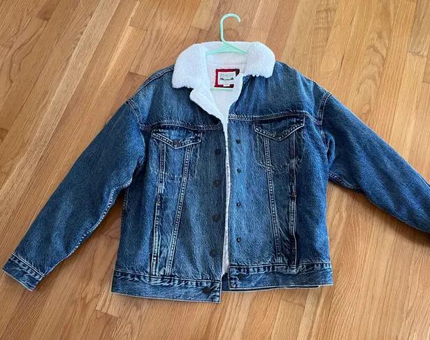 American Eagle Fleece Lined Denim Jacket