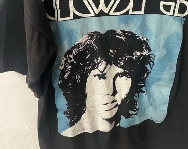 Vintage 90s Single Stitch Euro Boot The Doors Band Graphic T Shirt Size XL
