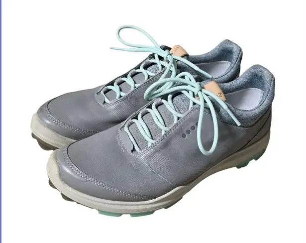 Ecco Golf Shoes Biom Hybrid 3 GTX Women Size US 9 EU 40 Gray Outdoor Walking EUC