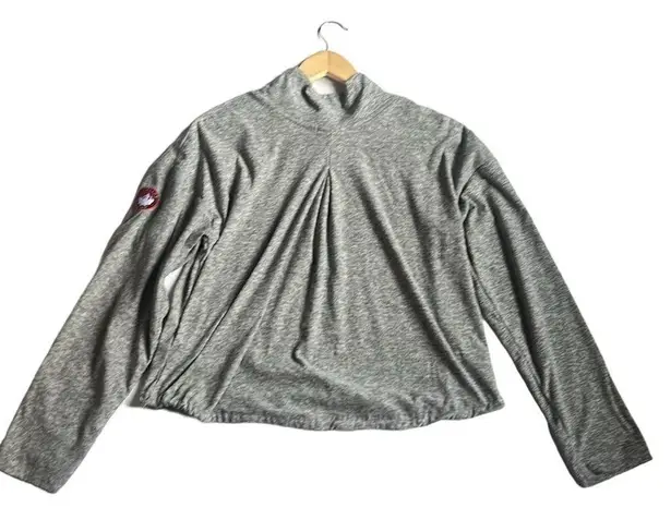 Canada Weather Gear Supreme Soft Mock Neck Sweatshirt Gray Size L