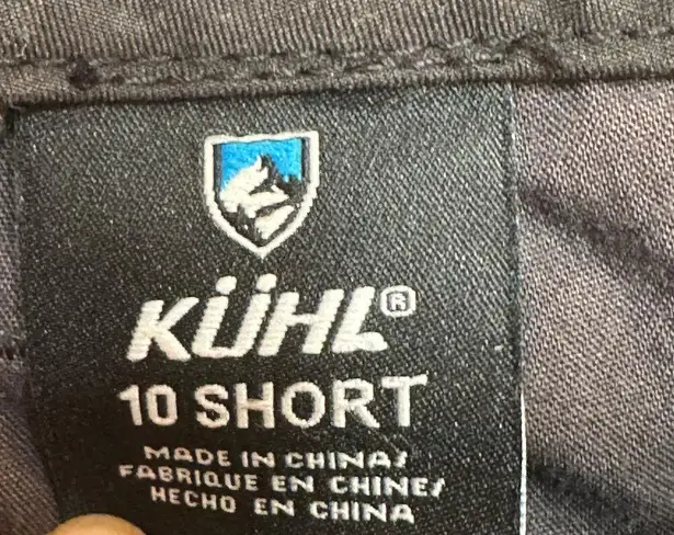 Kuhl Legendary Pants sz 10 Short Dark Grey Utility Pants Hiking Roll up Pants